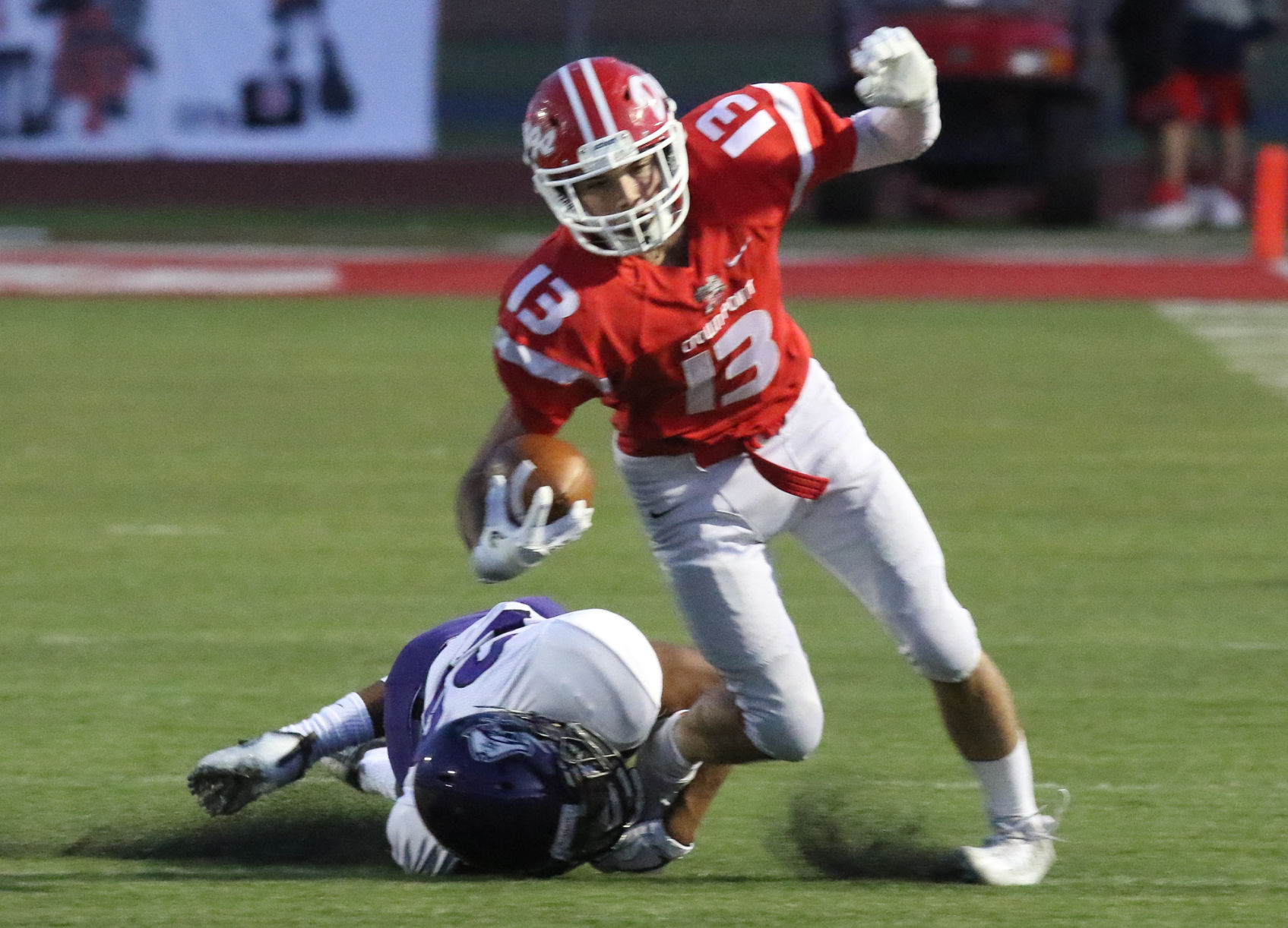 Prep football - Merrillville at Crown Point